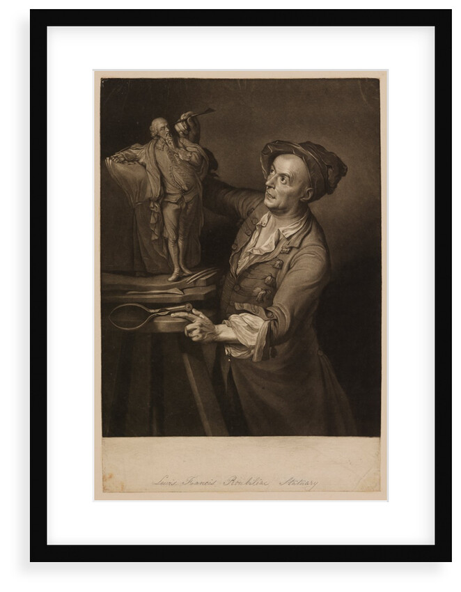 Portrait of Louis Francois Roubiliac by Unknown