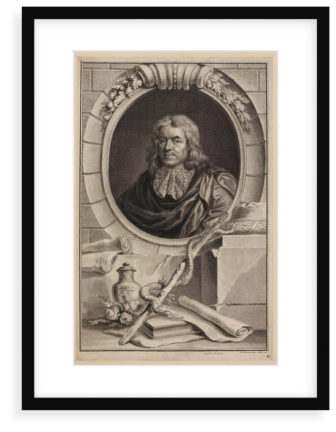 Portrait of Thomas Sydenham by Jacobus Houbraken