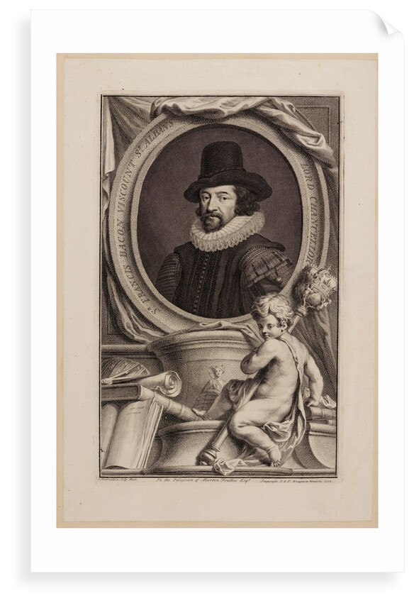 Portrait of Francis Bacon by Jacobus Houbraken