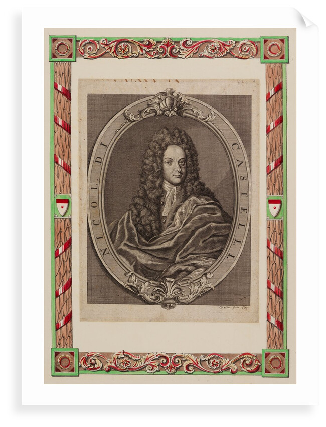 Portrait of Nicolò Castelli by Gottlieb Leberecht Crusius