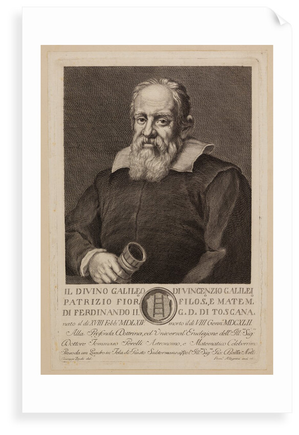 Portrait of Galileo Galilei by Francesco Allegrini