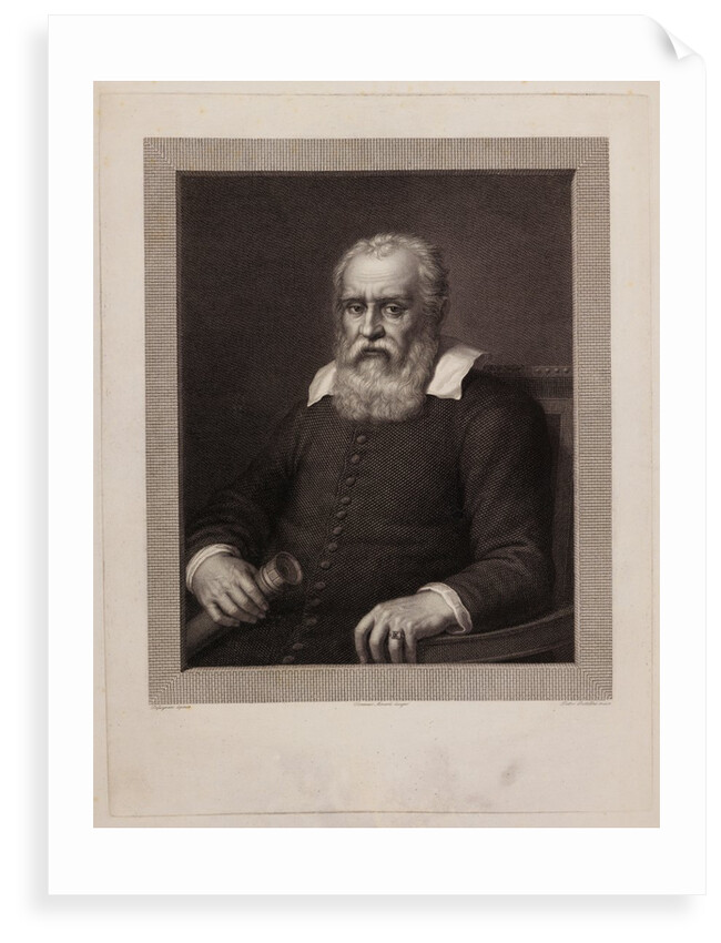 Portrait of Galileo Galilei by Pietro Antonio Leone Bettelini