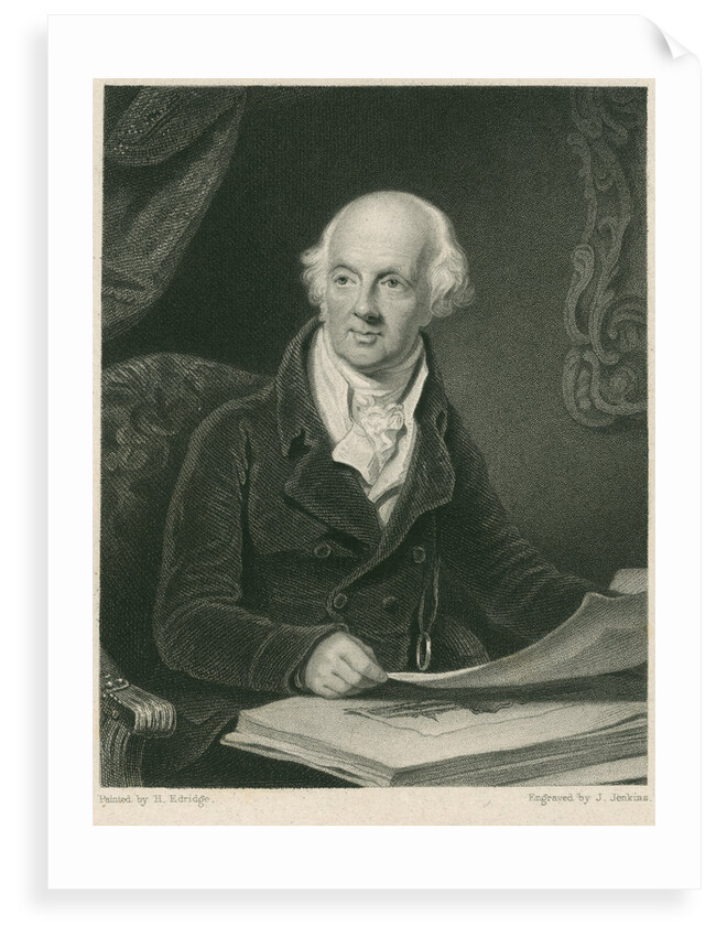 Portrait of Sir Abraham Hume (1749-1838) by Joseph John Jenkins