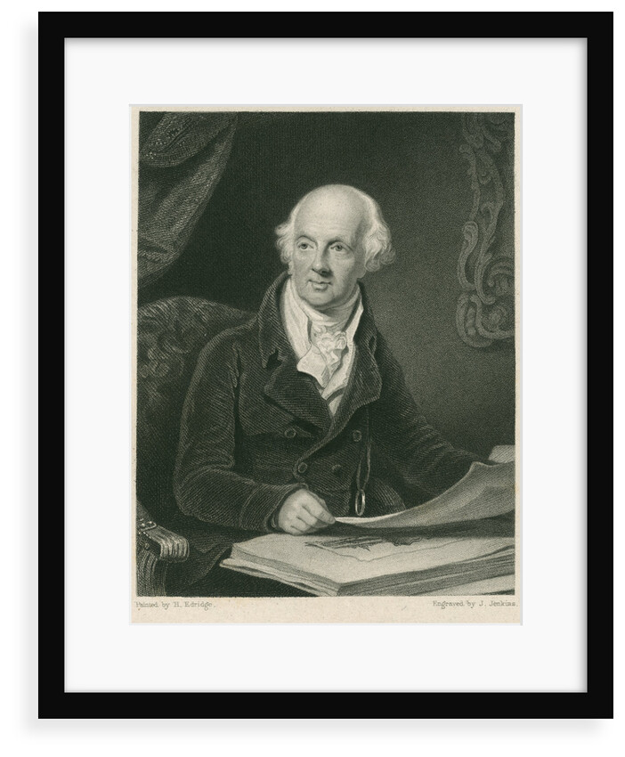 Portrait of Sir Abraham Hume (1749-1838) by Joseph John Jenkins