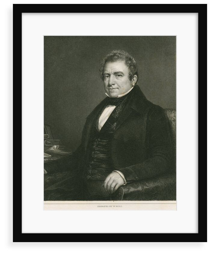 Portrait of Joseph Hume (1777-1855) by William Holl II