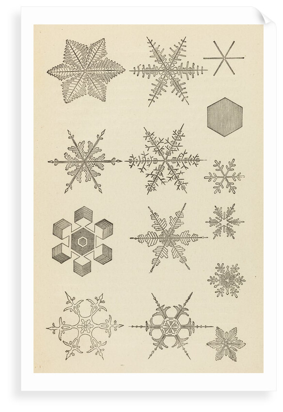 Snow crystals by James Glaisher