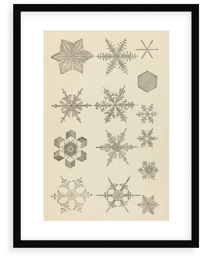 Snow crystals by James Glaisher