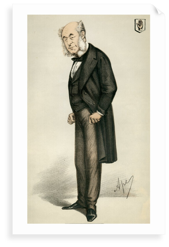 Caricature of William Fergusson by Carlo Pellegrini