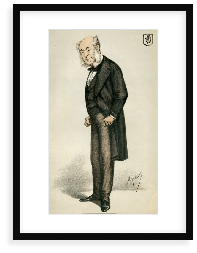 Caricature of William Fergusson by Carlo Pellegrini