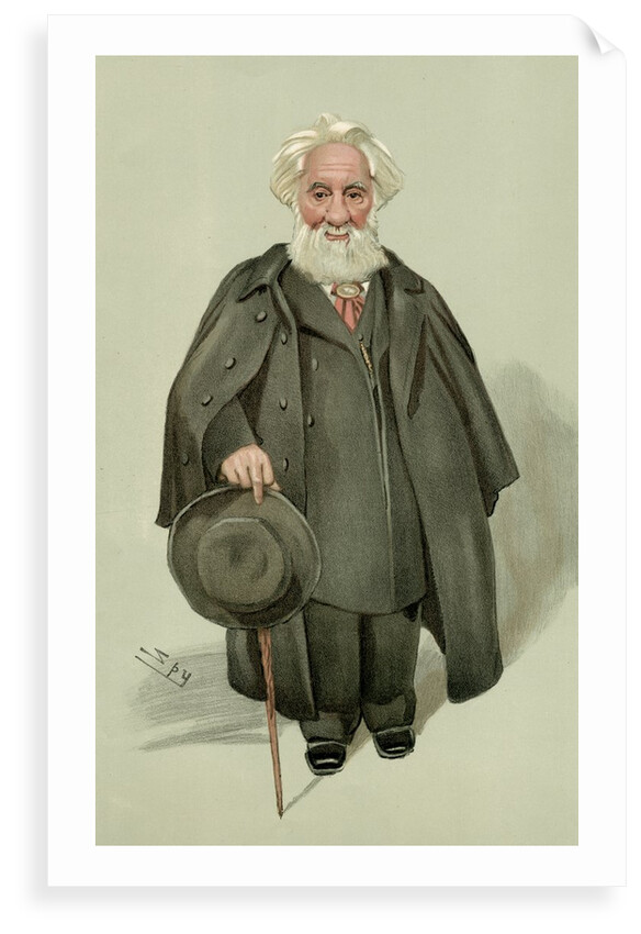 Caricature of William Huggins by Leslie Matthew Ward