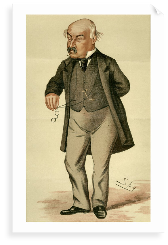 Caricature of William Jenner by Leslie Matthew Ward