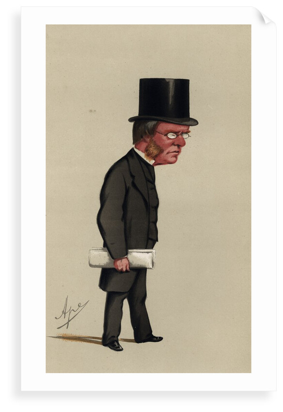Caricature of Lyon Playfair by Carlo Pellegrini