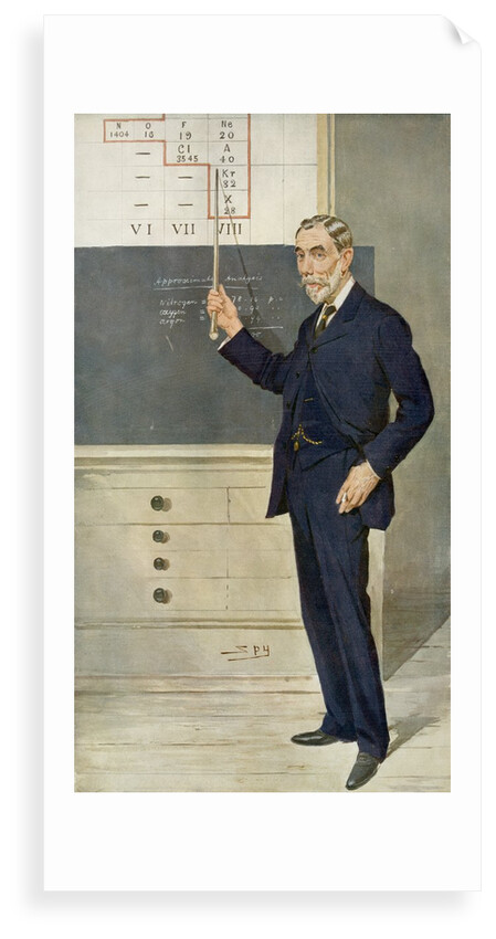 Caricature of William Ramsay by Leslie Matthew Ward