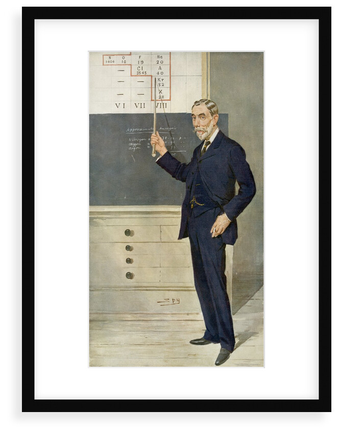 Caricature of William Ramsay by Leslie Matthew Ward