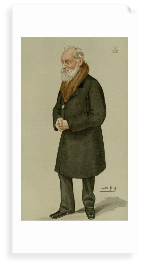Caricature of William Thomson by Leslie Matthew Ward