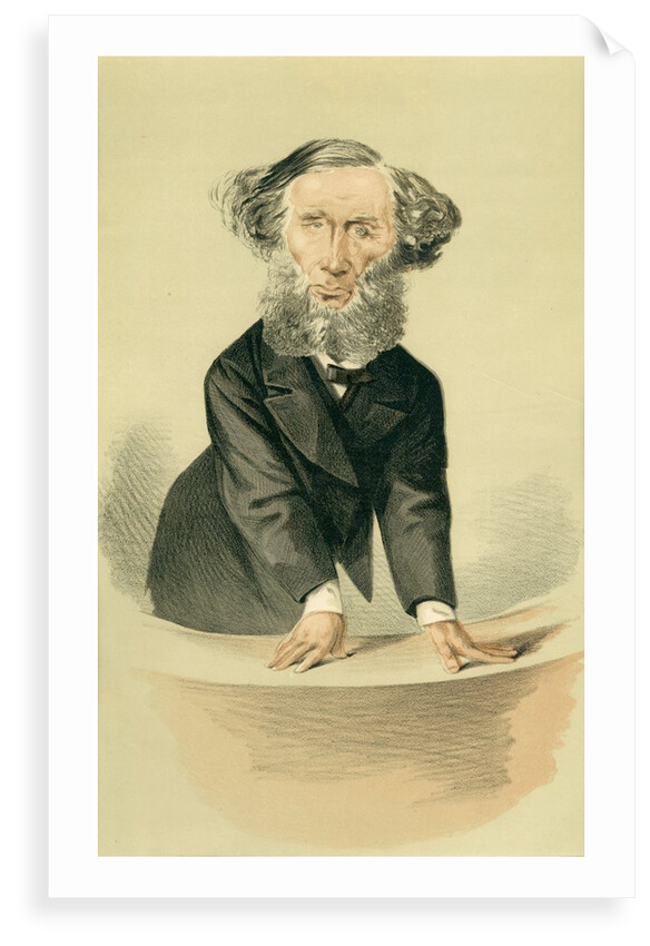 Caricature of John Tyndall by Adriano Cecioni