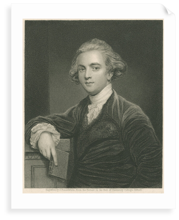 Portrait of Sir William Jones by James Posselwhite