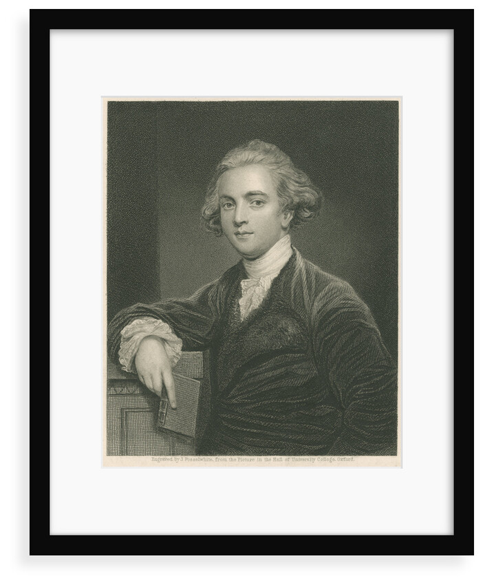 Portrait of Sir William Jones by James Posselwhite