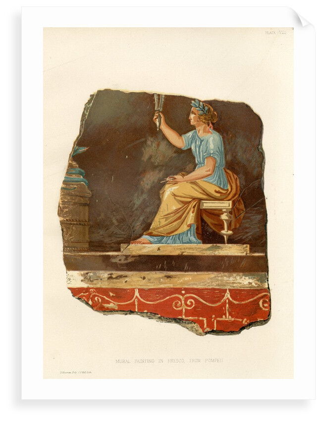Mural from Pompeii by C. F. Kell