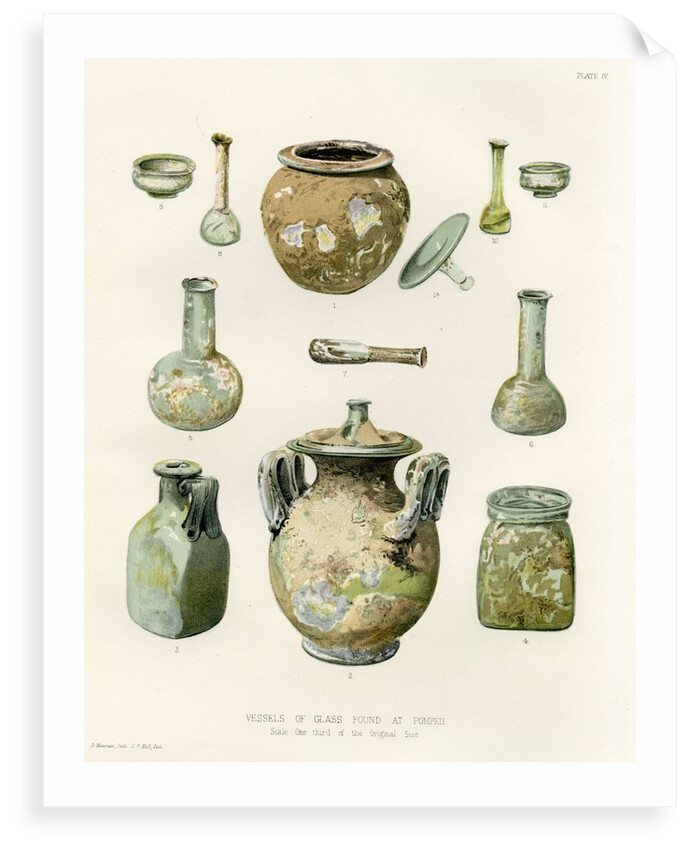 Glassware from Pompeii by C. F. Kell