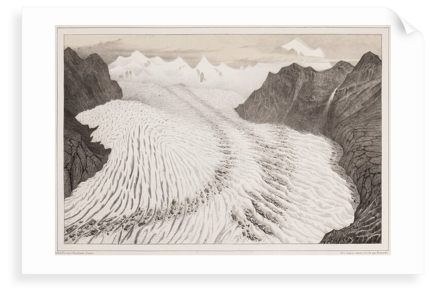 Various glaciers, Zermatt by Hercule Nicolet