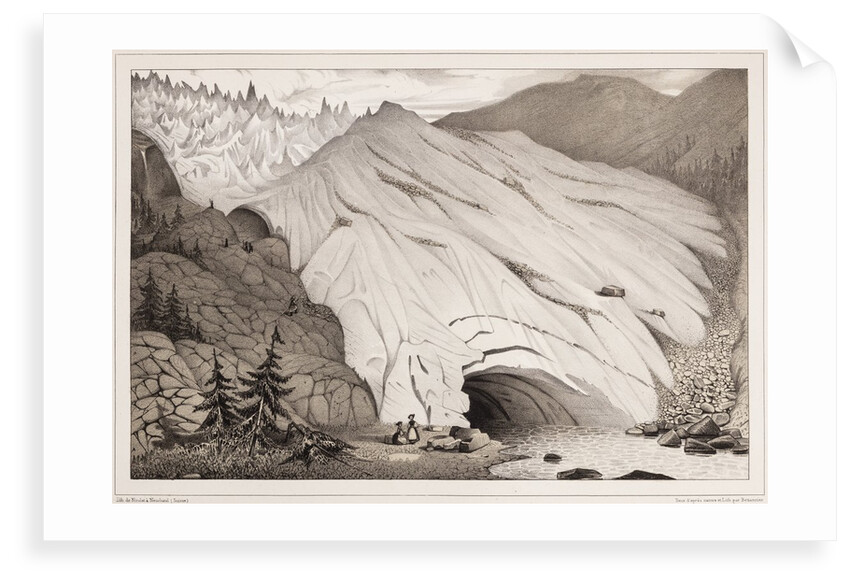 Glacial moraine, Zermatt by Hercule Nicolet