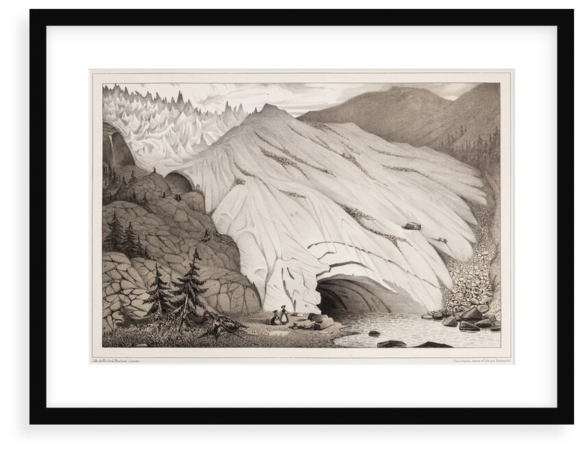 Glacial moraine, Zermatt by Hercule Nicolet