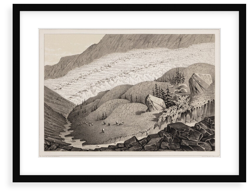 Glacial moraine, Zermatt by Hercule Nicolet