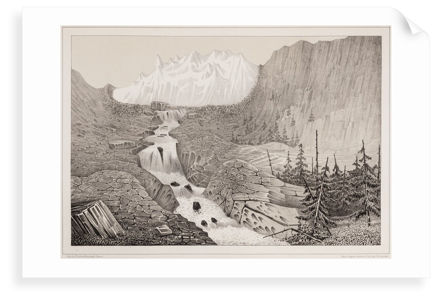 Fiescher glacier by Hercule Nicolet