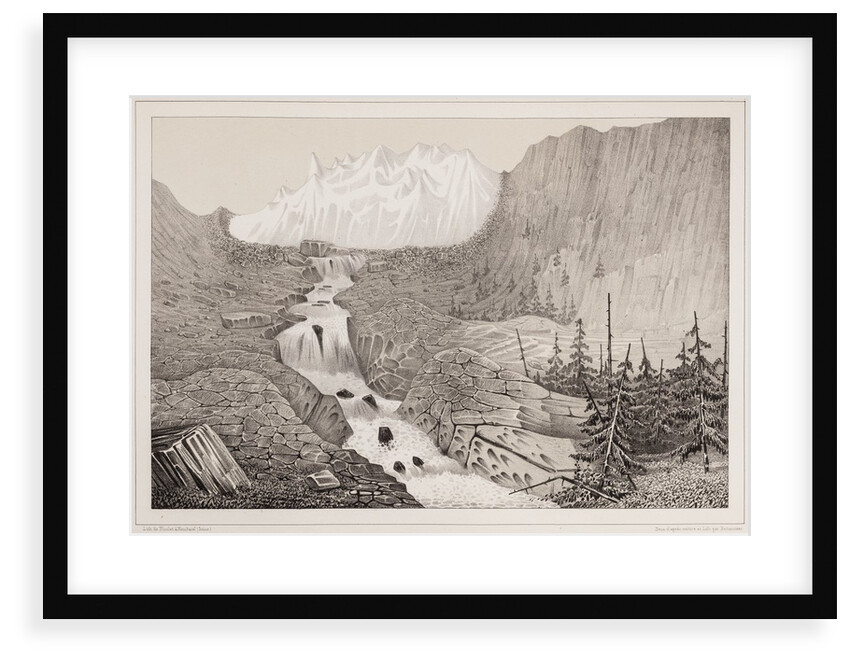 Fiescher glacier by Hercule Nicolet