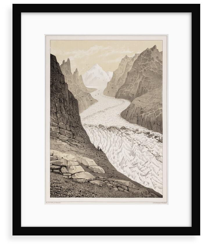 Fiescher glacier by Hercule Nicolet
