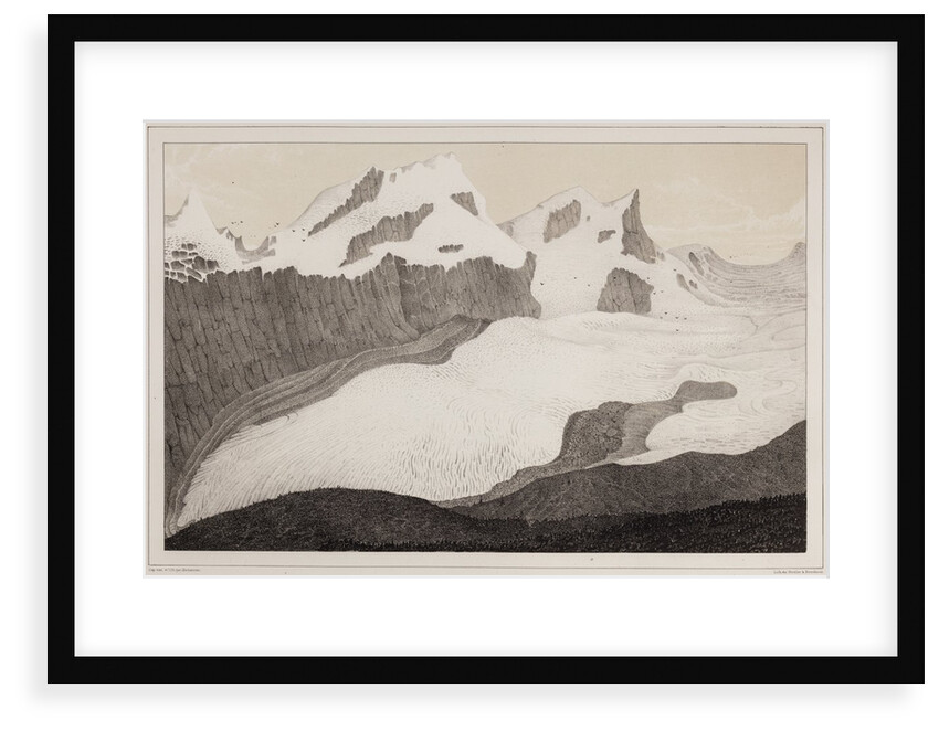 Findel glacier by Hercule Nicolet