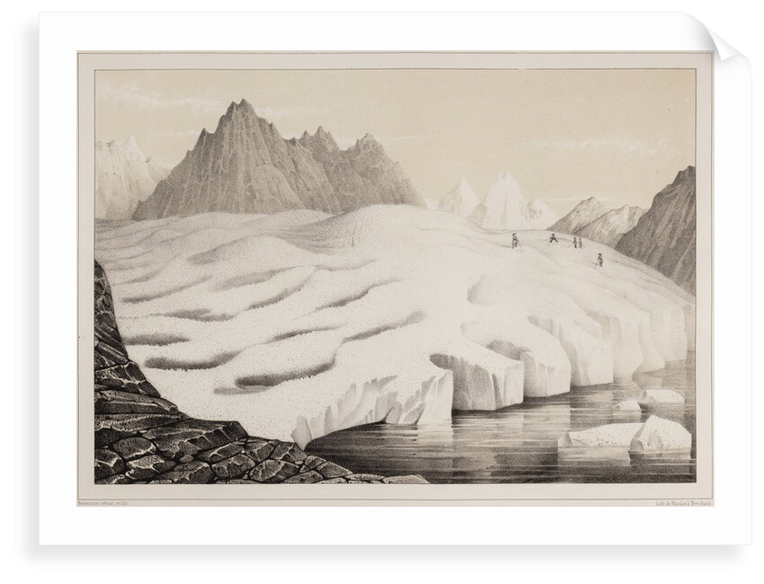 Aletsch glacier by Hercule Nicolet