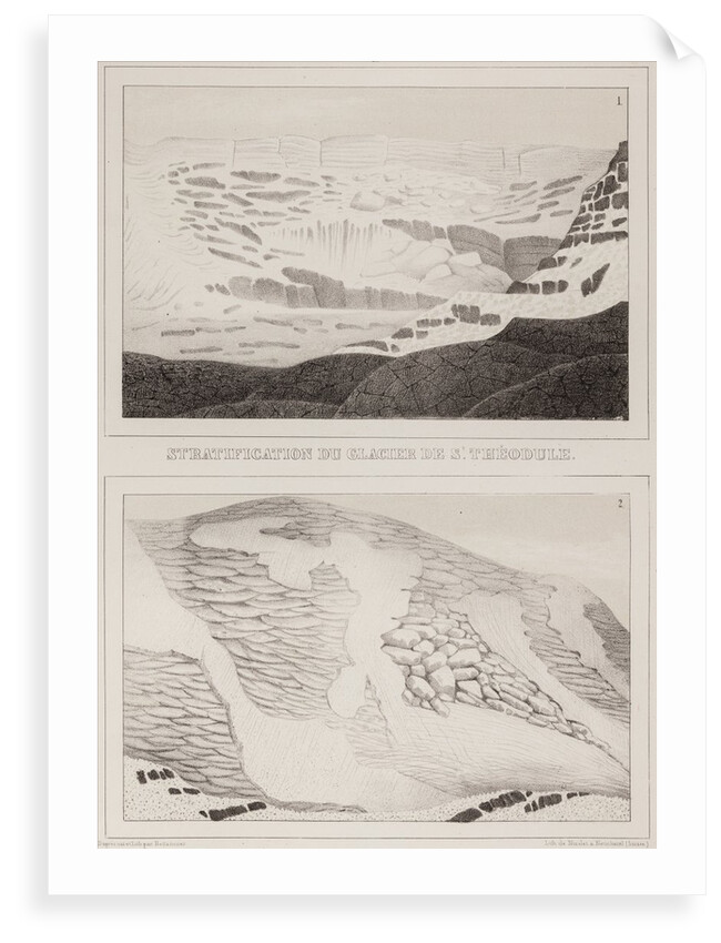 Theodul glacier by Hercule Nicolet