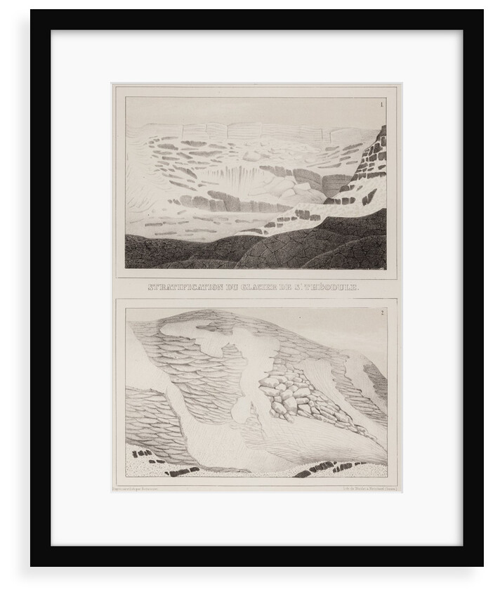 Theodul glacier by Hercule Nicolet