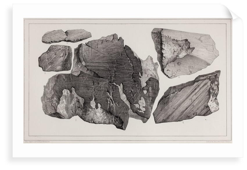 Glacial polish by Hercule Nicolet