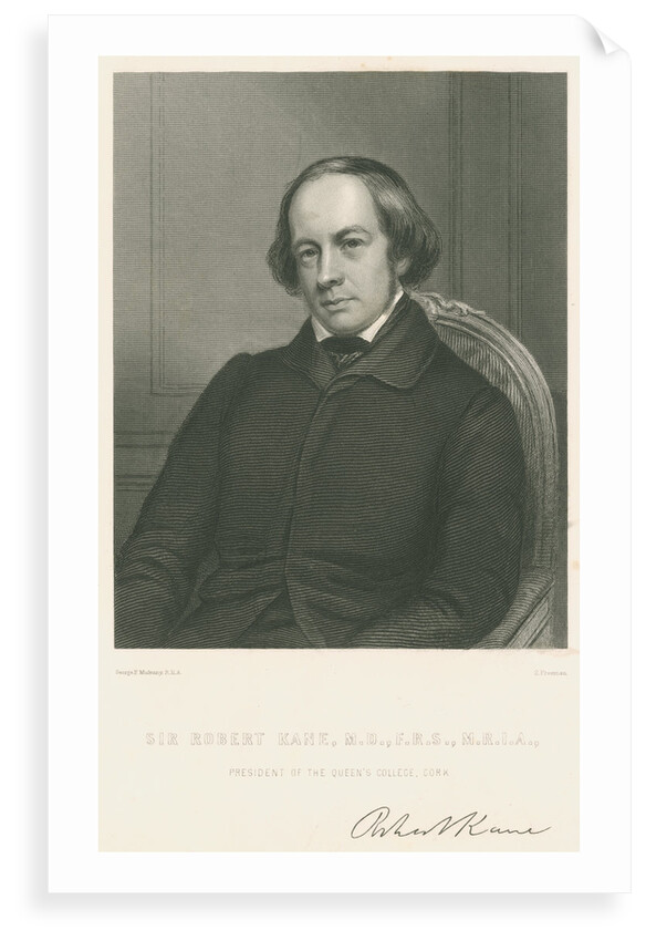 Portrait of Sir Robert John Kane (1809-1809) by Samuel Freeman