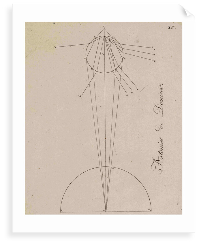Theory of the rainbow by Johann Wolfgang von Goethe