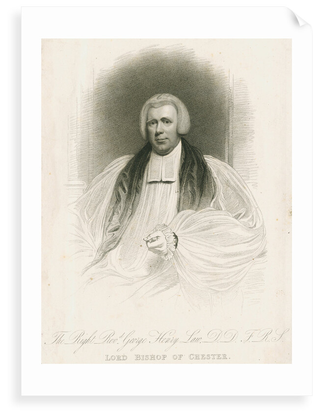 Portrait of George Henry Law (1761-1845) by unknown