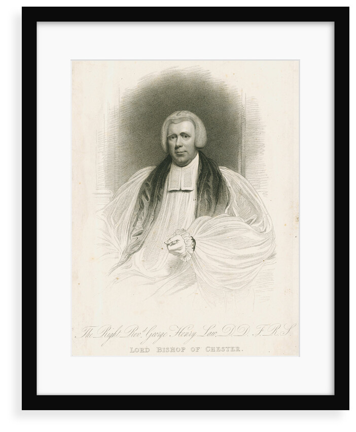 Portrait of George Henry Law (1761-1845) by unknown
