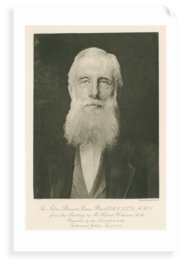 Portrait of John Bennet Lawes (1814-1900) by Walker & Boutall
