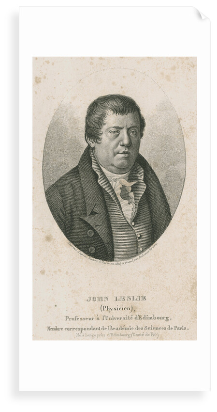 Portrait of John Leslie (1766-1832) by Ambroise Tardieu