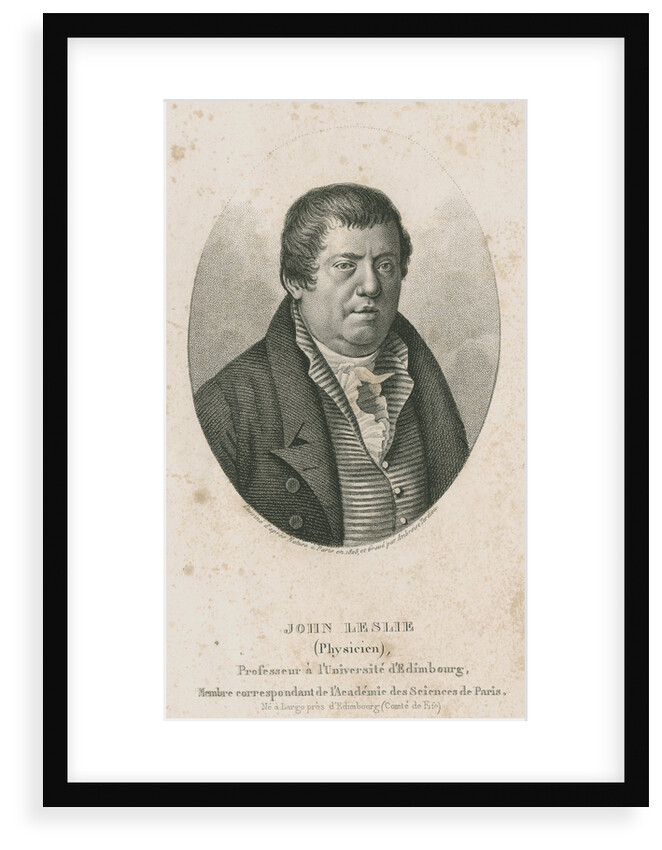 Portrait of John Leslie (1766-1832) by Ambroise Tardieu