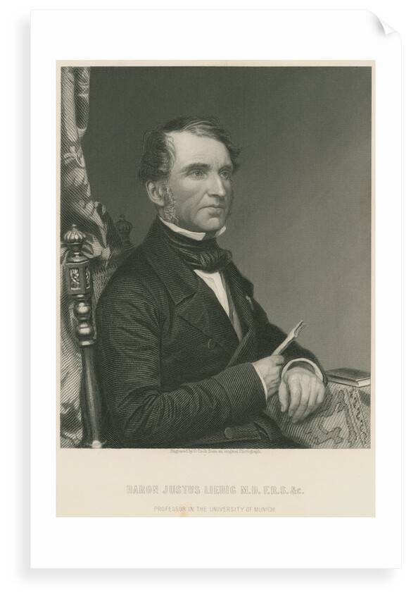 Portrait of Justus von Liebig (1803-1873) by Conrad Cook