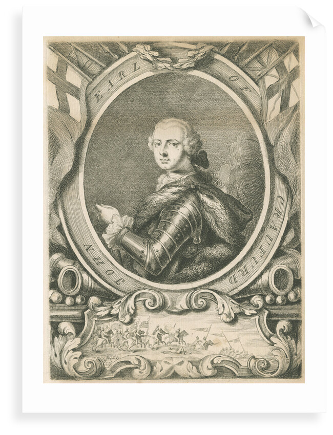 Portrait of John Lindsay, 20th Earl of Crawford (1720-1749) by Thomas Worlidge