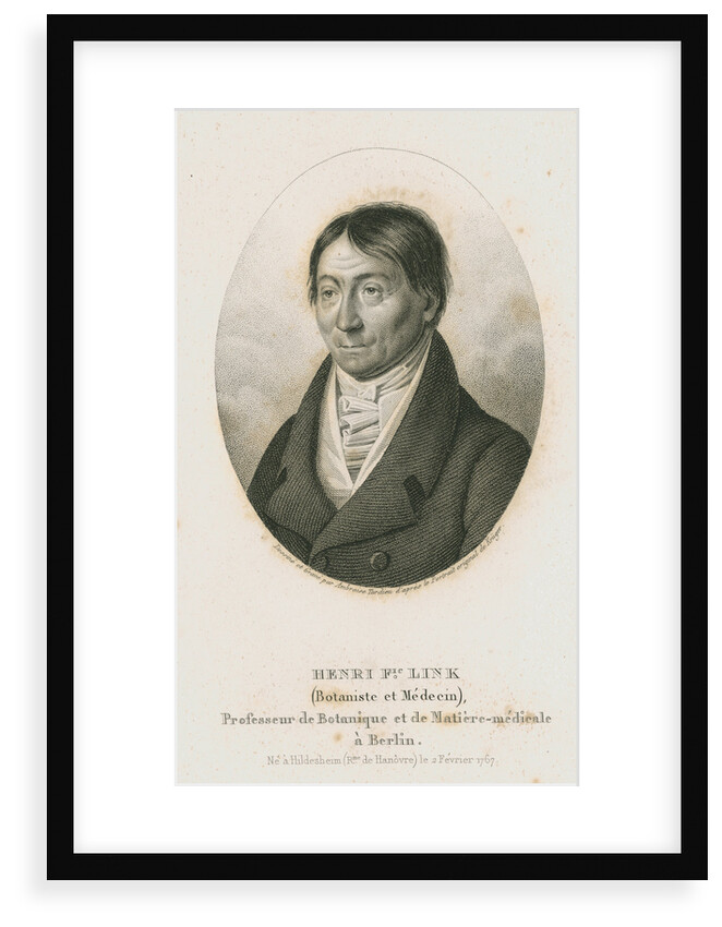 Portrait of Johann Heinrich Friedrich Link (1767-1851) by Ambroise Tardieu