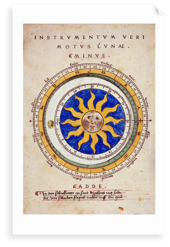 Moveable disc calendar by Anonymous