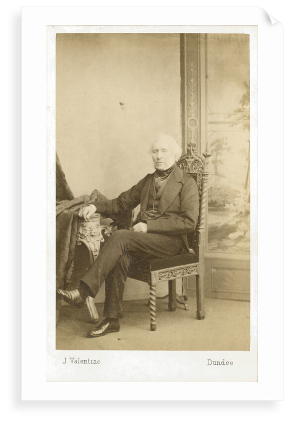 Portrait of David Brewster (1781-1868) by James Valentine