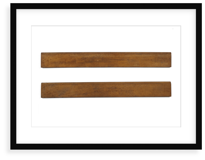 Wooden rulers from Woolsthorpe by Anonymous
