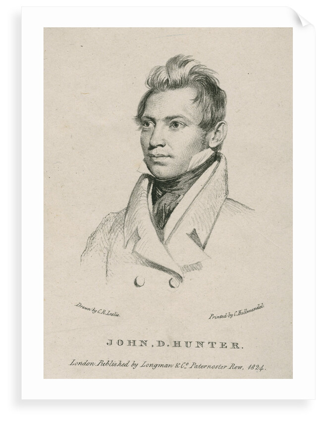 Portrait of John Dunn Hunter (1798-1827) by Charles Joseph Hullmandel